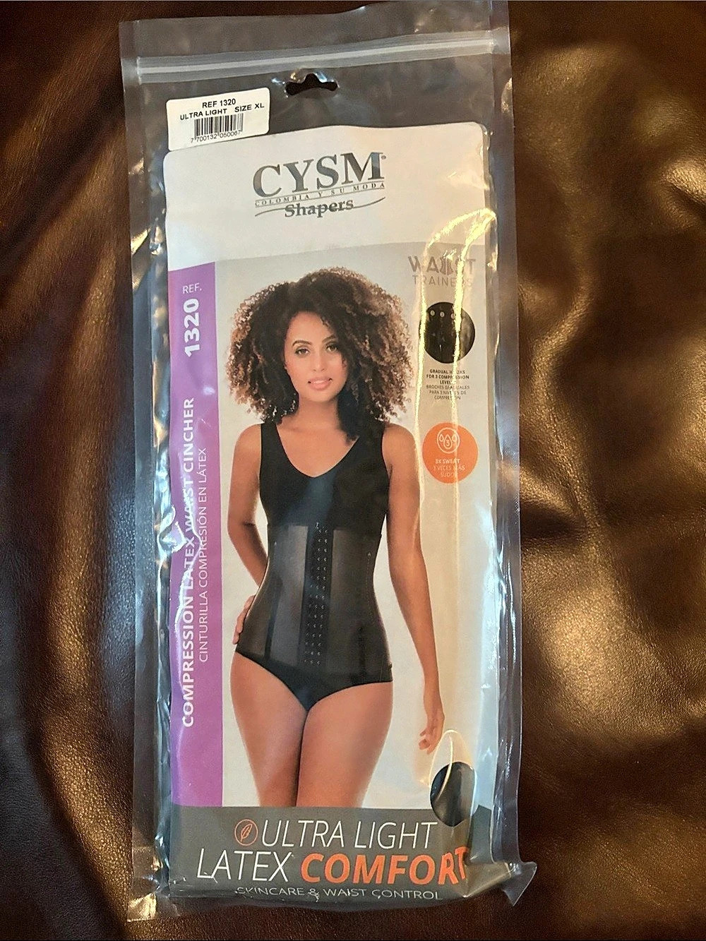 CYSJ Ultra Light Latex Comfort Black Size Medium NWT